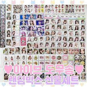 아이브 도무송 랜덤박스 과일도무송 마트찌라시 비공굿 굿즈, 10000원, 1개