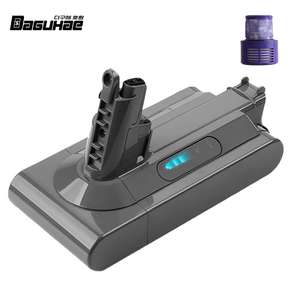 DAGUHAE 호환 다이슨 청소기 배터리 V10 SV12 4000mah 교체용 대용량 배터리 (필터 증정)