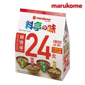 마루코메 료테이노아지 24식 432g/즉석 미소 된장국 24인분 즉석국 미소시루