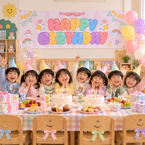 솔메이드 생일현수막 해피버스데이 생일파티 배경 모음