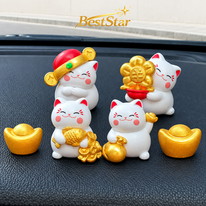 BestStar 차량용 대시보드 미니 고양이 장식 귀여운 인테리어 소품