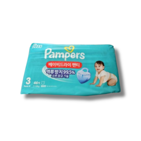 팸퍼스 베이비드라이 팬티형 기저귀 남녀공용