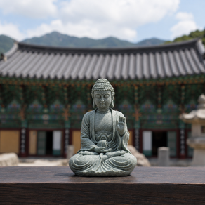 불교 가정용 부처님 관세음보살 미니 불상 장식