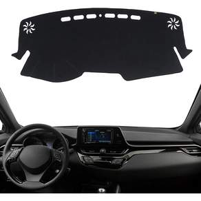 KEYOOG 대시보드 커버 Dash Mat Fit for Toyota Tacoma 2015-2005 HUD 모델 제외 Car Board Anti-Glare Carpet