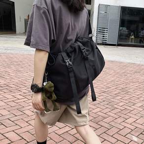 여성 토트 숄더 데일리 캔버스 가방 남여 공용 학생 중학생 고등학생 대학생 스타일