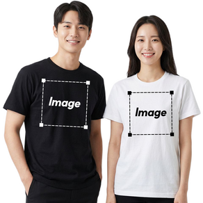주문제작 커스텀 티셔츠 가족티 우정티 반려동물 프린팅 반팔