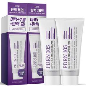 [피부 탄력 개선] 1+1 살림백서 제로 PDRN105 바쿠치올 블레미쉬 크림 30ml 미백 주름 개선 탄력 흔적 개선