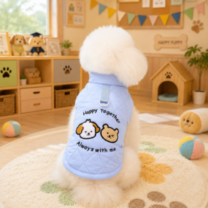 아미메종 강아지 고양이 깜찍발랄 귀여운 패딩조끼