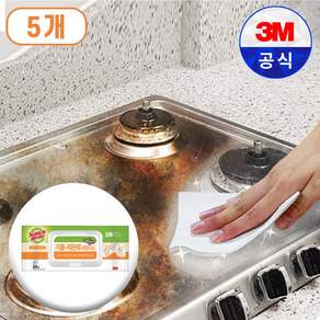 스카치브라이트 기름찌든때 세정티슈 캡형