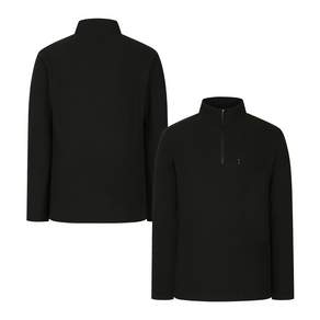 커터앤벅 26FW 남성 마이크로기모 반집업 긴팔티셔츠 CBMTS64301