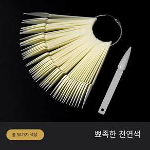 네일차트 아트판 칼라 원형 컬러차트 물결