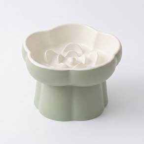 노야 강아지 슬로우식기 반려동물 급체방지 세라믹 밥그릇