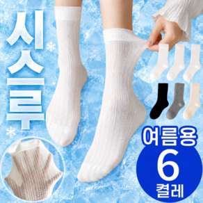 모던퀘스트 여성 여름양말 시스루양말 레이스양말