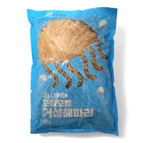 해파리 무염(해파리80%식염수20%)해파리냉채