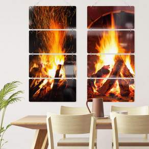 nl312-멀티아크릴액자_활활타오르는불꽃(4단)