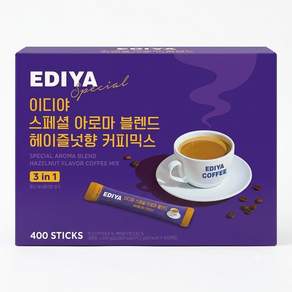 코스코트 이디야 아로마블렌드 헤이즐넛향 커피믹스 11.5g 0ct