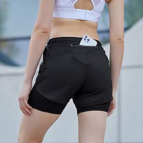 톨른 트레이닝 레이어드 반바지 헬스복 레깅스 여성용