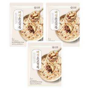 아워홈 버섯소고기죽 270g x 4개