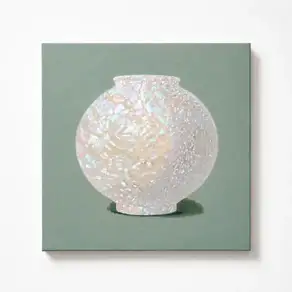 보코니 스튜디오 복들어오는 달항아리 DIY 유화 그림 그리기 세트 인테리어 액자 만들기 키트 30X30cm [고급선물포장]