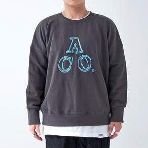 ACO 로고 스웨트셔츠 (챠콜/블루)