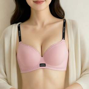 4cm 밀크브라 볼륨 왕뽕 노와이어 심리스 옆볼륨브라 브라단품 여성속옷 여자속옷뽕브라
