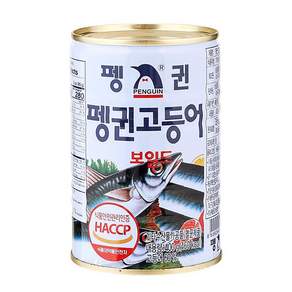 펭귄 고등어통조림400g펭귄