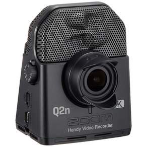 ZOOM Q2n-4K 4K HD USB 줌 핸디 비디오 레코더 블랙 고해상도 음질 화질 손바닥