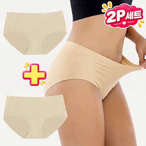 샤르시에 여자 심리스팬티 노봉제 노라인 2P