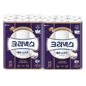 크리넥스 데코앤소프트 3겹 화장지