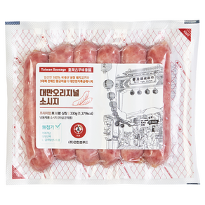만천호 대만소세지 샹창 330g x 1팩 (오리지날)
