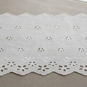 모니크 면 레이스 면레이스 면자수레이스 폭29.5cm 90cm 180cm내추럴 자수 레이스리본 레이스리본끈 토션레이스 레이스테이프 테이프 리본레이스 자수레이스 레이스천 레이스원단
