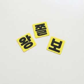 DMmade 초보운전 자석 차량용 스티커 포토 맞춤 제작 선물 귀여운 자동차 초보운전자 표시 마그넷