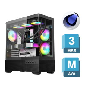 시네마 4D C4D 컴퓨터 3d max 마야 라이노 스케치업PC 블렌더 그래픽 작업용 초고사양 데스크탑 컴퓨터