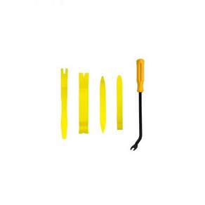 Ohleats 5PCS 자동 트림 제거 도구 키트 자동차 패널 오디오 대시보드 분해용 스크래치 플라스틱 프라이 도구 키트 없음 자동차 실내 트림 몰딩 패스너 제거기 자동차 액세