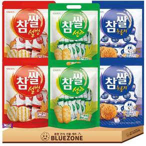 참쌀세트(참쌀선과 253g x 2 + 참쌀설병 270g x 2 + 참쌀누룽지 219g x 2)