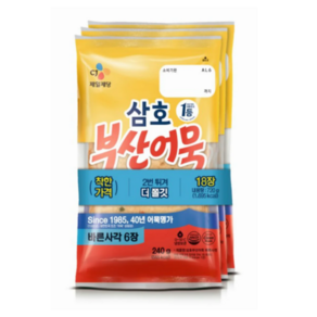 CJ 삼호 부산어묵 바른사각