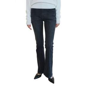 KUMÉ Washed Slim Stretch Bootcut Pants Black