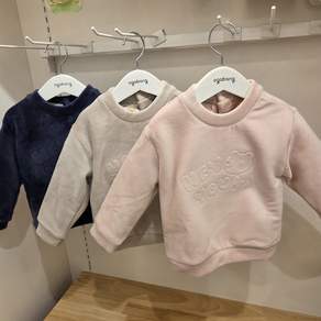 아가방 초특가세일~~ 부들부들~ 세상 부드럽고 편안한 맨투맨 티셔츠~/ 따뜻한 색감~/따뜻한 겨울 벨로아 원단~/어린이집 유치원 겨울 활동복 추천~