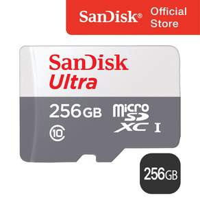 샌디스크 울트라 마이크로 SD 메모리카드 SDSQUNR 256GB, QUNR