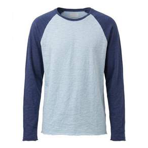 BALLUTE CUT-OFF RAGLAN LONG SLEEVE (SKY&NAVY)