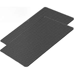 대부분의 차량에 적합한 2Pcs 차량 대시보드 미끄럼 방지 매트 10.61인치 X 5.91인치 대시보드 휴대폰 패드 고온 저항성 및 세척 가능 미끄럼 방지 대시 패드블랙