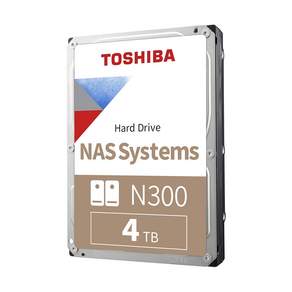 도시바 N300 NAS 하드디스크 7200RPM CMR방식 512버퍼 4TB