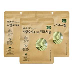 마이비 사탕수수로 만든 키즈 치실 48p