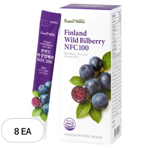 슈퍼테이블 핀란드 야생 빌베리 NFC 100 착즙액