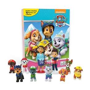 Paw Patrol Girls My Busy Book 퍼피 구조대 걸즈 비지북 (미니피규어 10개 + 놀이판)