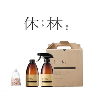 [휴림] 휴림 편백수 피톤치드 스프레이 본품 500ml + 리필 500ml + 편백칩 / 방향제 집들이선물 새집증후군 진드기싹 집먼지진드기 곰팡이