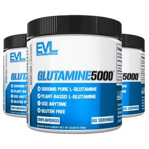 EVLUTIONNUTRITION 울트라 퓨어 글루타민 5000mg 언플레이버드