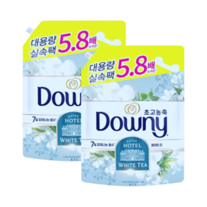 다우니 호텔 컬렉션 화이트티 초고농축 섬유유연제 리필
