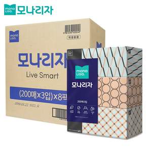 모나리자 벨라지오 꽃과향기 각티슈 200매