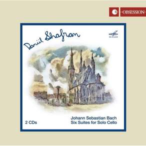 [CD] Daniil Shafran 바흐: 무반주 첼로 모음곡 1번-6번 (Bach: Six Suites For Solo Cello)